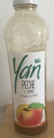 Jus pêche et pomme pressé a froid