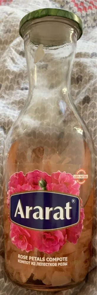 Rose petal compote