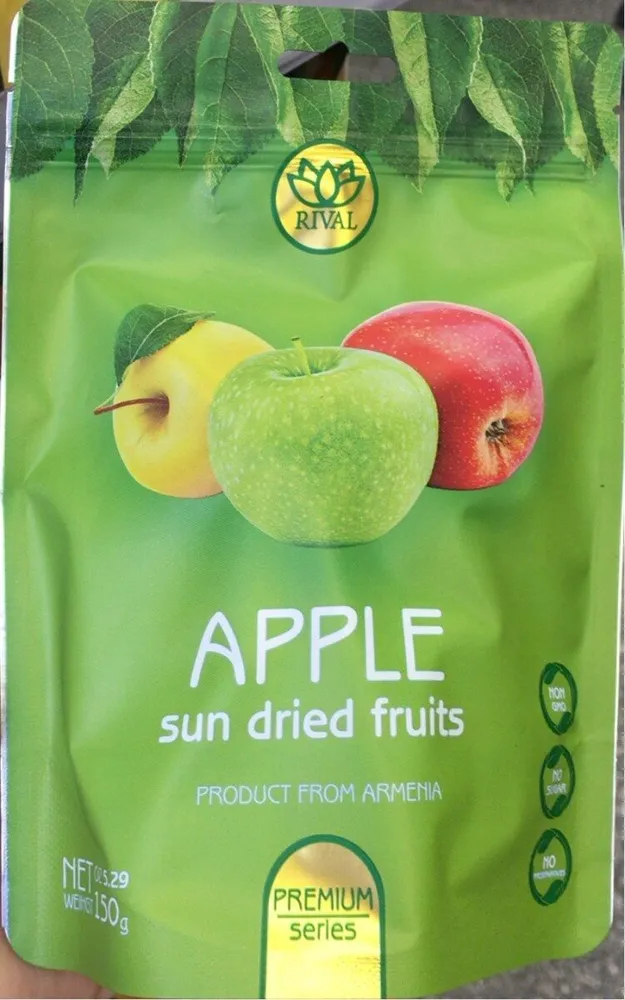 Apple sun dried fruit