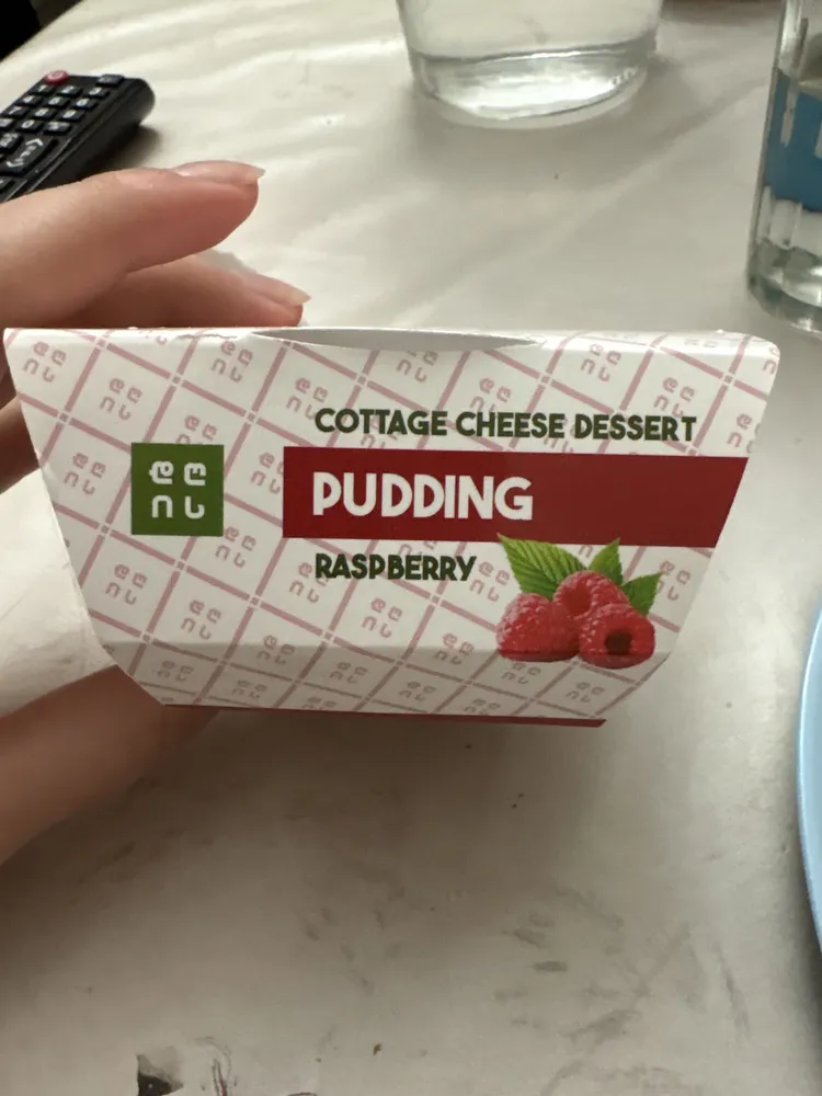 Cottage Cheese Dessert Pudding Raspberry