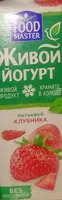 «Живой» йогурт питьевой со вкусом клубники
