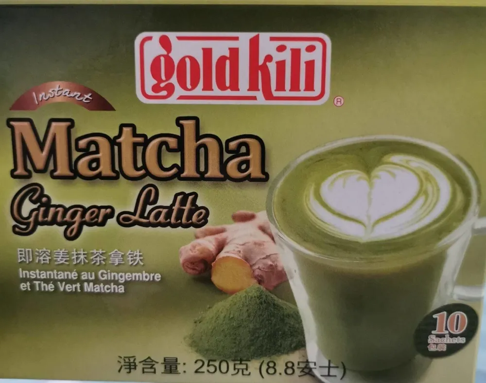 Matcha ginger latte