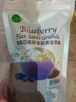 Blueberry flax seeds granola