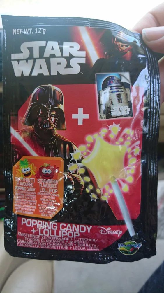 Popping candy + Lollipop