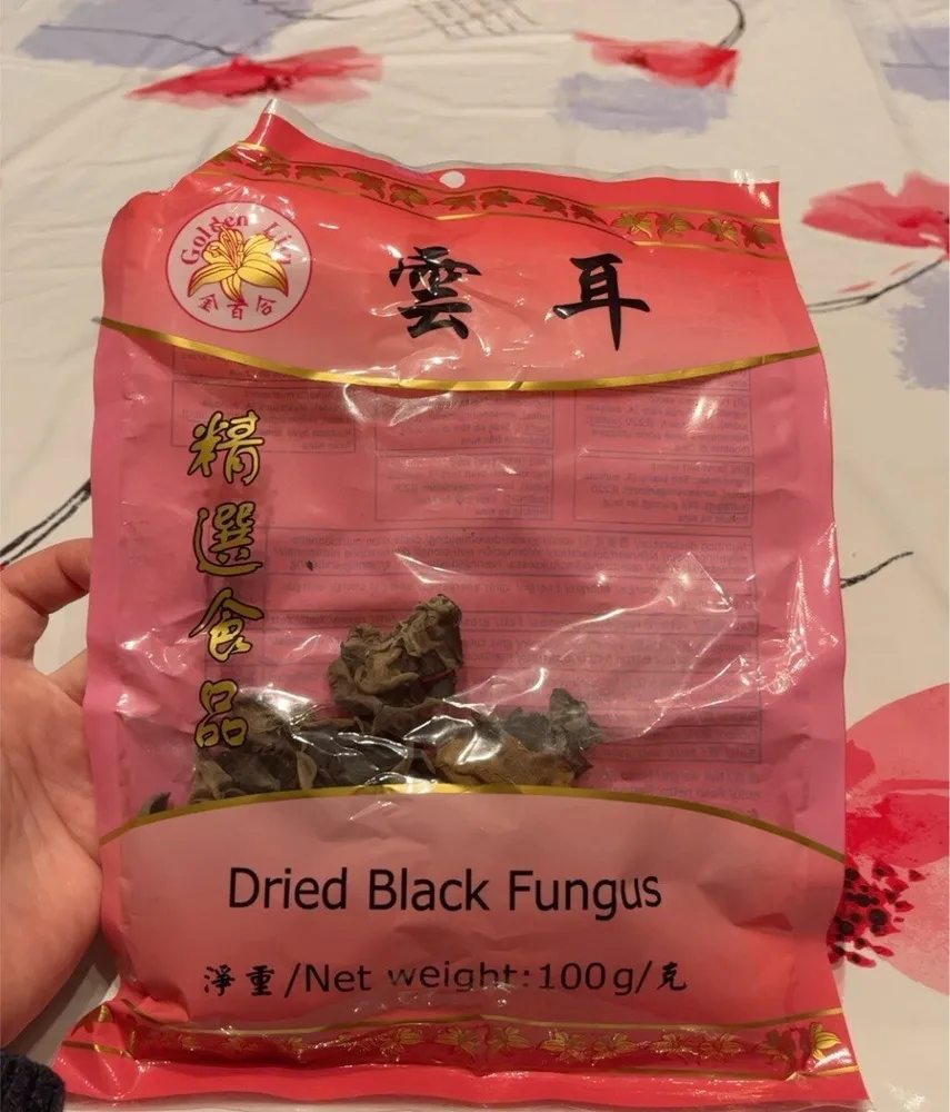 Golden Lily Dried Black Fungus