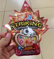 Popping candy peach artificially savour