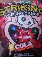 Striking popping Candy