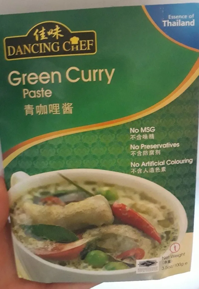 Thailand Dancing Chef Green Curry Paste 100G
