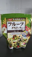 Crunchy Granola With Matcha Strawberry And Red Bean