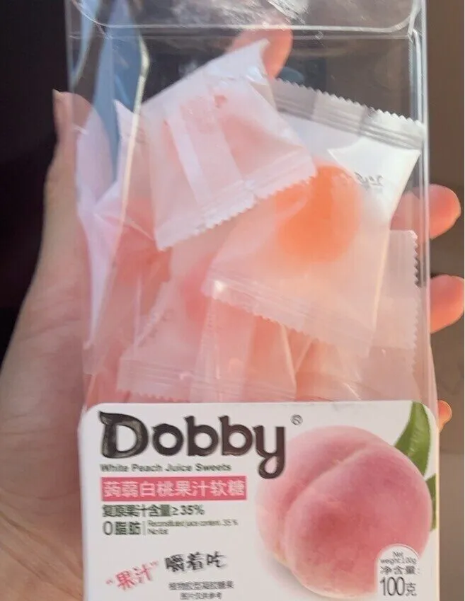 Dobby white peach juice sweet