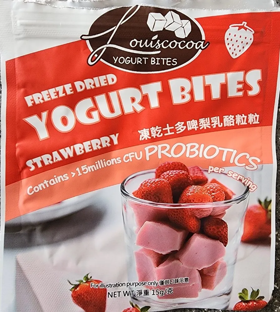 Freeze Dried Yogurt Bites Strawberry