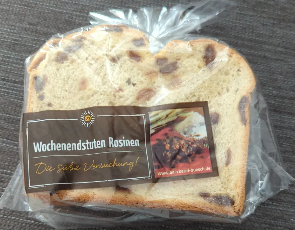 Wochenendstuten Rosine