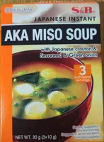 Preparation pour soupe miso instantanée ';aka';