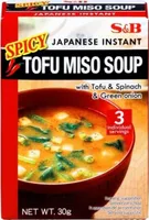 Soupe Miso Tofu Epicee S &B