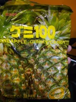 Pineapple gummy candy