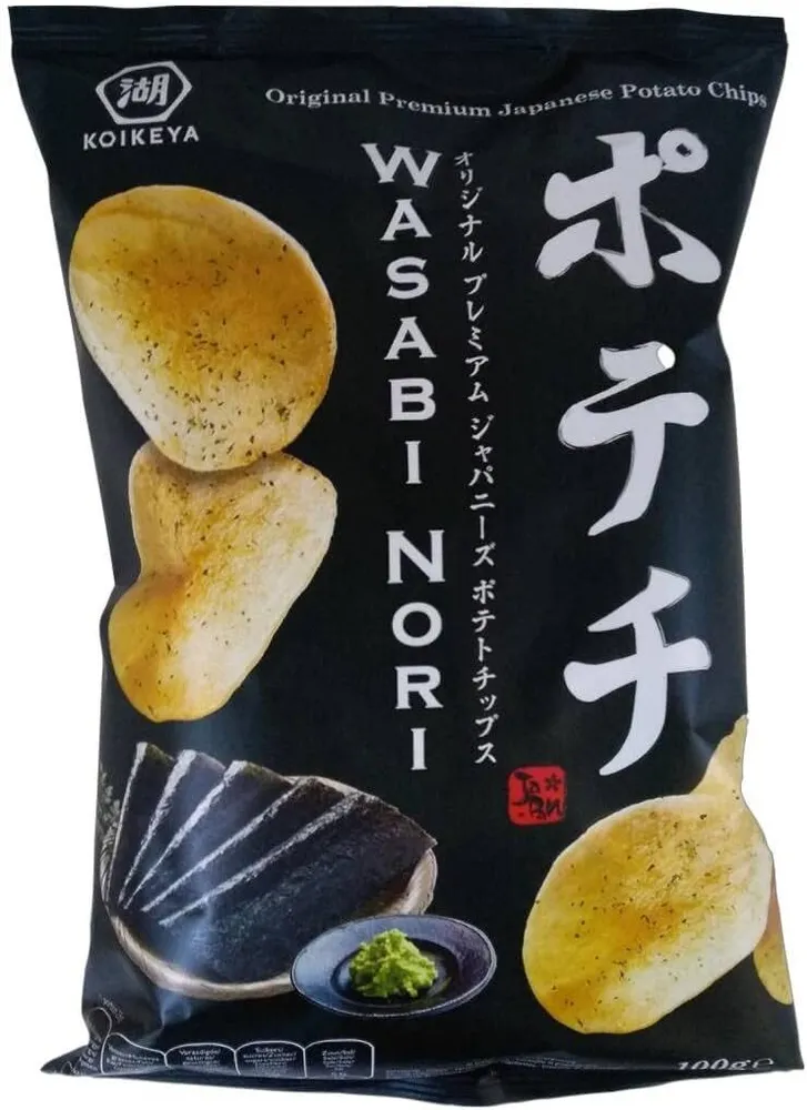 Original Premium Japanese Potato Chips Wasabi Nori