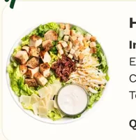 Caesar salad bowl