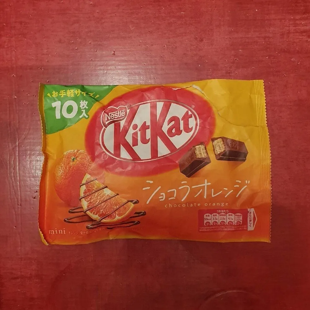 Kitkat chocolat orange