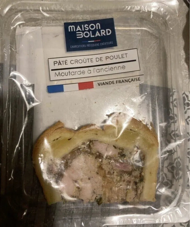 Pâté croute poulet moutarde à l’ancienne