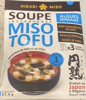 Soupe Miso Tofu instantanée Algues