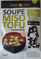 Soupe miso tofu instantanée petits oignons
