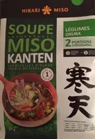 Soupe miso Kanten aux légumes