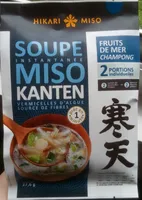 Soupe instantanée miso Kanten aux fruits de mer
