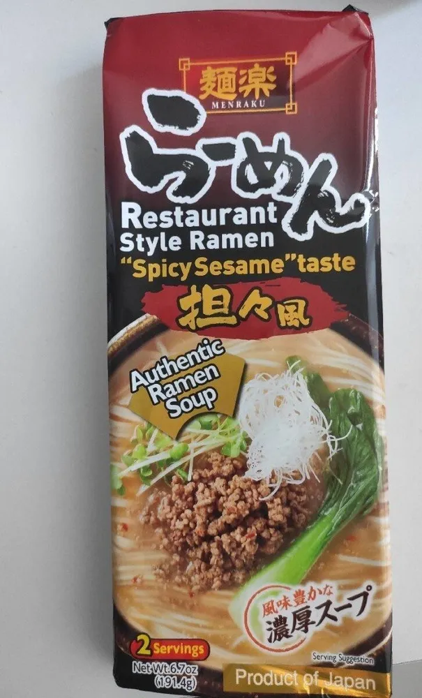 Ramen spicy sesame taste