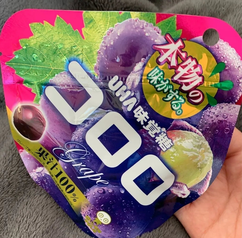Uha Kororo Purple Grape Super Soft Gummy Candy Japan