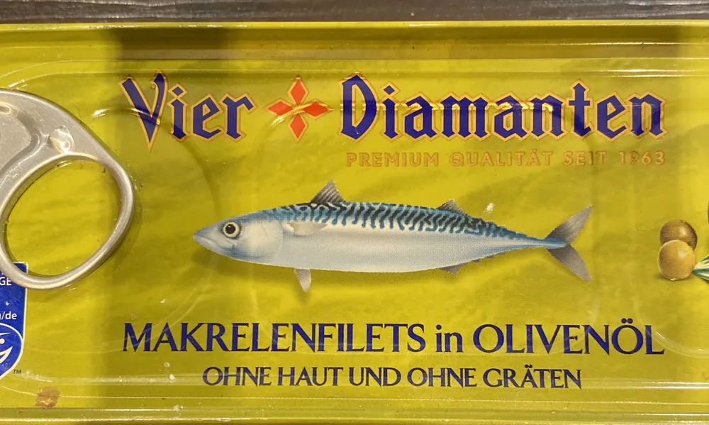 Makrelenfilets in Olivenöl, ohne Haut und ohne Gräten