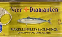 Makrelenfilets in Olivenöl, ohne Haut und ohne Gräten