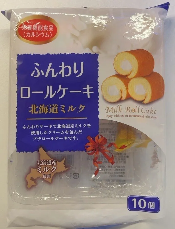 Milk roll cake