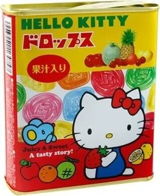 Sakuma Hello Kitty Fruit Drops In Tin