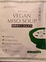 Instant vegan misi soup