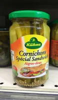 Cornichons spécial sandwich (aigres-doux)
