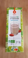 la boisson Bio à l'amande sans sucres