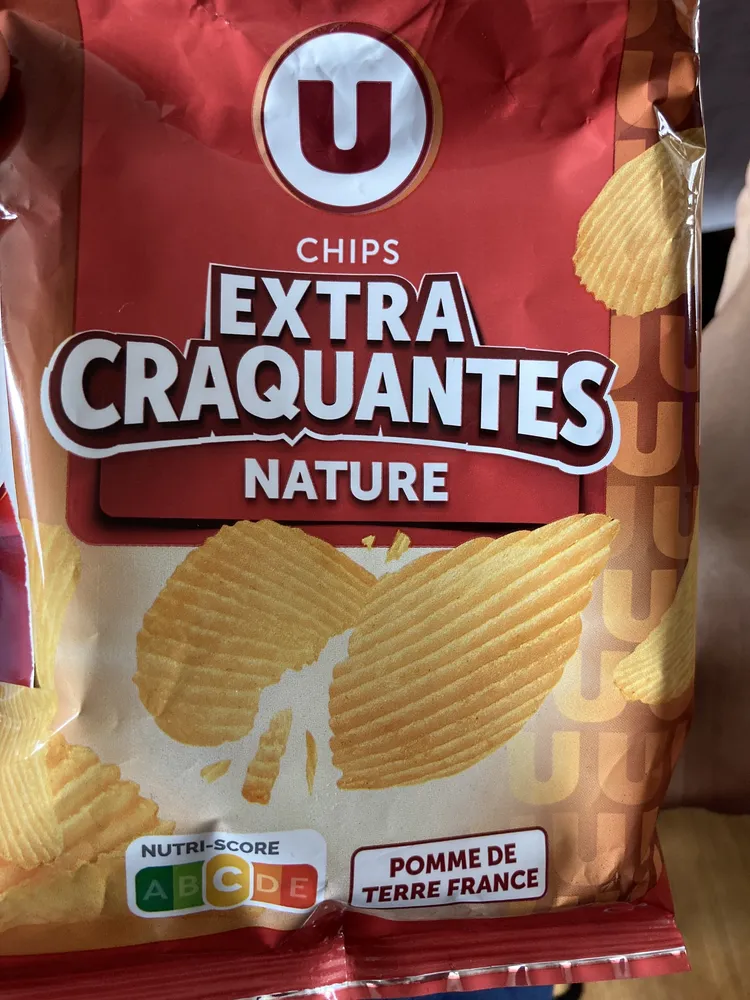 Chips extra craquantes natures