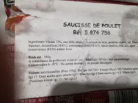 Saucisse de poulet
