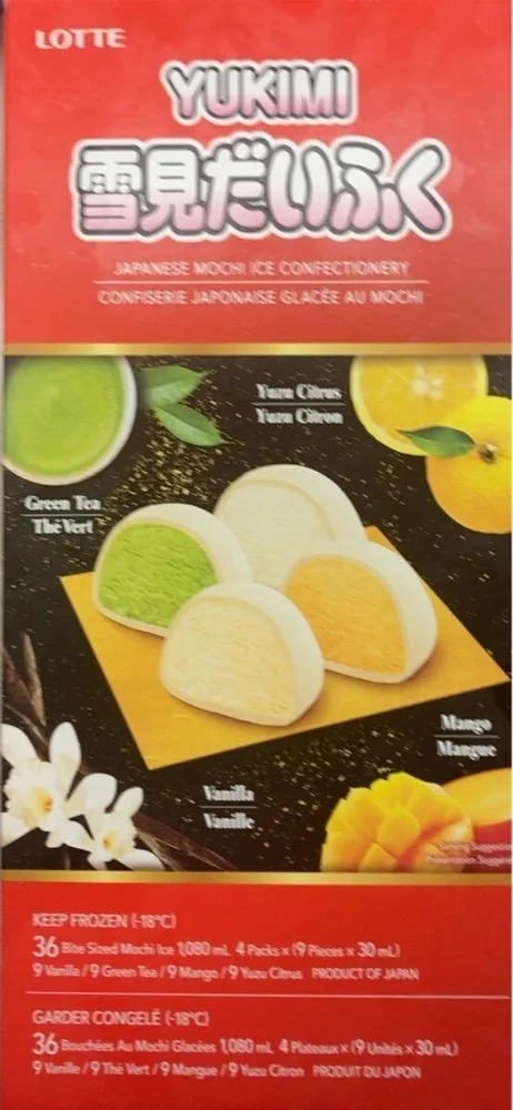 Japanese Mochi Ice Confectionery