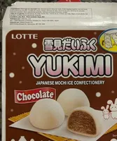 Japanese mochi chocolate