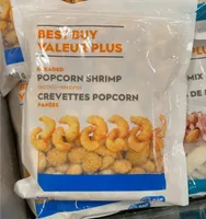 Breaded popcorn shrimp