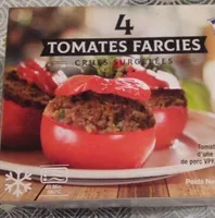 Tomates farcies crues surgelées
