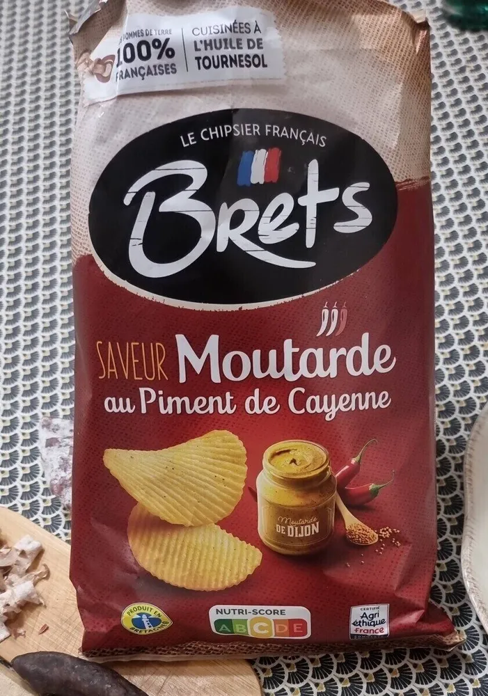 Chips saveur moutardes au piment de Cayenne