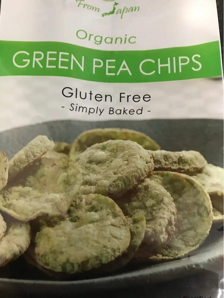 Green pea chips
