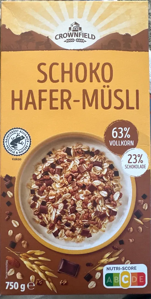 Crownfield Schoko Hafer-Müsli