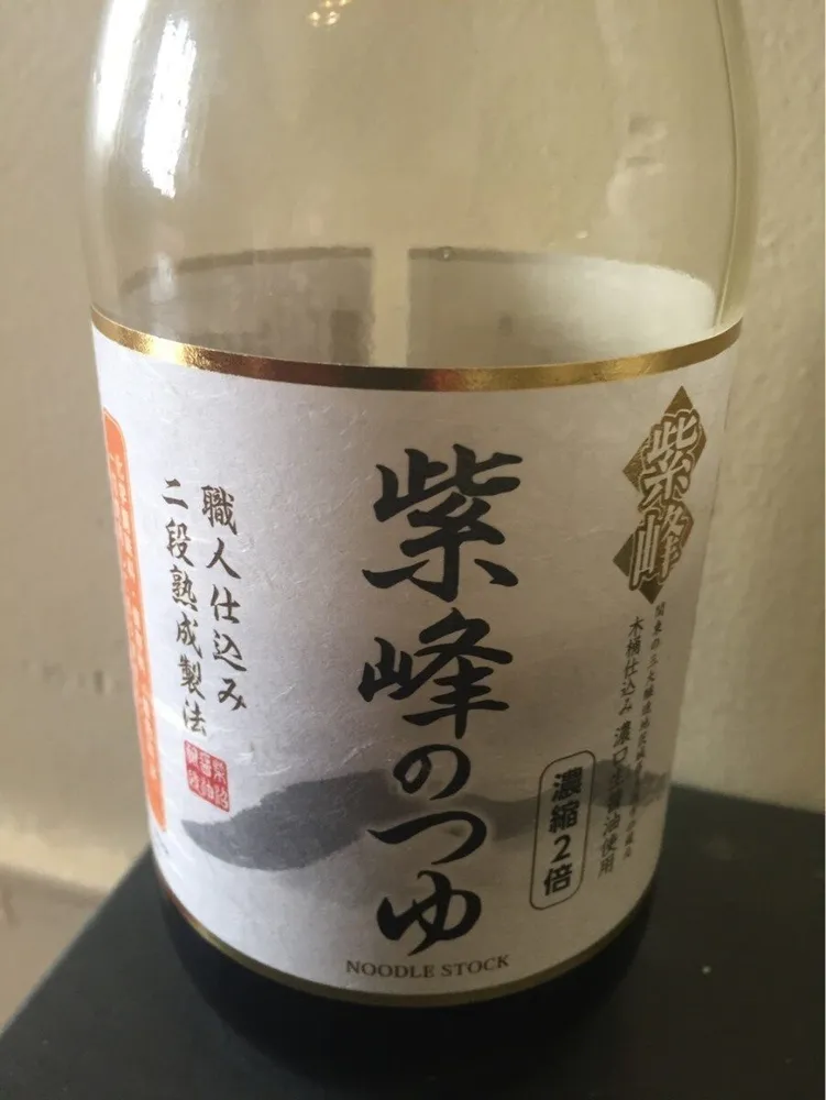 Sauce soja et dashi Tsuyu