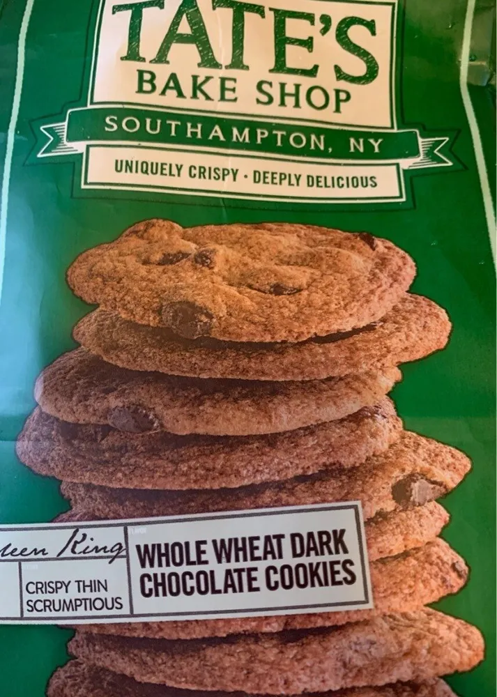 Whole wheat dark chocolate cookies