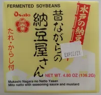 Natto de grano con salsa y mostaza