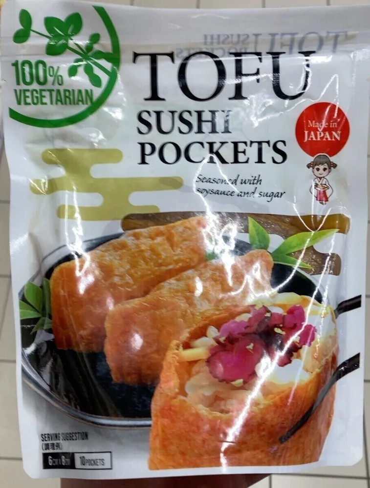 Tofu sushi pockets