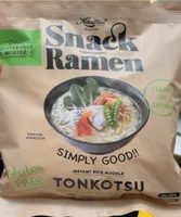 Snack ramen tonkotsu pork flavor